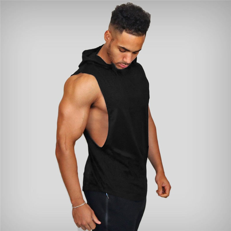 Cotton Sleeveless Gym Shirt