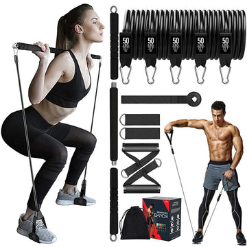 Resistance Bands & Bar Set